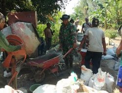 Putaran Mesin Molen Pacu Semangat Satgas TMMD Ke-111 Kodim 1207/Pontianak   