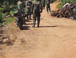 Tim Pendim 1207/Pontianak Turun Langsung Ke Lokasi TMMD Ke-111   