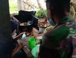 Pisang Goreng Makanan Kesukaan Satgas TMMD Kodim Tapsel
