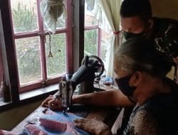 Serda Masdi Belajar menjahit Bersama Warga