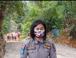 Penerangan Kodam XII/Tpr Melakukan Liputan Dan Membagikan Masker Di Lokasi TMMD Regtas Ke 111 Kodim 1202/Skw.