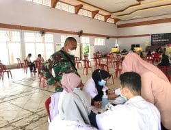 Satgas TMMD Ke-111 Kodim 1207/Pontianak Rutin Periksakan Kesehatan   