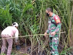 Satgas TMMD Ke-111 Kodim 1207/Pontianak Menyatu Dengan Rakyat