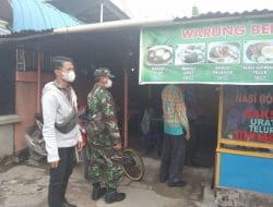 Satgas TMMD Ke-111 Kodim 1207/Pontianak Melaksanaan PPKM Darurat Bersama Pihak Terkait