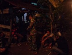 Satgas Seharian Selesaikan Program TMMD, Lepas Lelah Sambil Ronda Malam