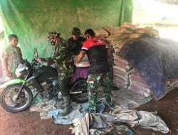 Guna Pastikan Kesiapan Kegiatan MTQ, Satgas TMMD Ke-111 Kodim 1207/Pontianak Kunjungi Staf Eksbang Kantor Camat Kuala Mandor B