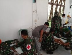 Khitanan Masal di Lokas TMMD Ke-111 Kodim 1207/Pontianak, Antusias Warga Cukup Besar