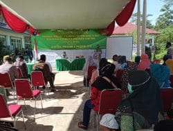 Persit Kartika Candra Kirana Cabang LI Kodim 1207/Pontianak Gelar Penyuluhan Stunting Guna Sukseskan TMMD Ke-111