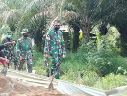 Dandim 1207/Pontianak Dampingi Tim Wasev dan Kemhan di Lokasi TMMD Ke-111