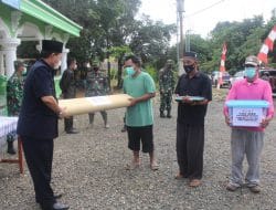 Pengurus Beserta Jamaah Masjid Sabilal Rosyad Ucapan Terimakasih Kepada Satgas TMMD Ke-111 Kodim 1009/Tla