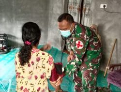 Bersyukur Ada Tim Kesehatan TMMD Ke 111 Kodim 0817/Gresik