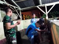 Pertebal Keimanan Anak, Satgas TMMD Tapsel Ajari Cara Berwudhu