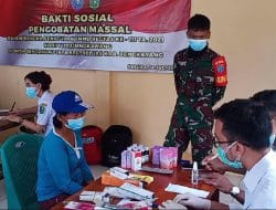 Program TMMD di tutup dengan pengobatan massal untuk warga