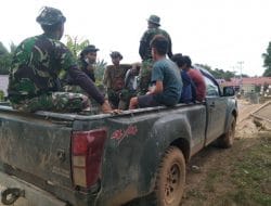 Mobil Dinas Antar Pulang Anak-Anak Dan Personil Satgas TMMD Ke-111 Kodim 1202/Singkawang