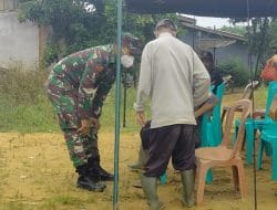 Komsos Hadirkan Persaudaraan Antara Satgas TMMD Ke-111 Dan Warga Dusun Bukit Sangge