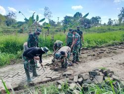 Semangat dan Rasa Tanggung Jawab Anggota TNI Yang Bertugas Dalam Pembangunan