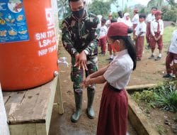 Bangkitkan Kesadaran Anak-anak Pentingnya jalankan Prokes