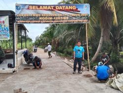 Dulu Becek dan Berlumpur, Sekarang Beton Halus Mulus Berkat TMMD Ke-111 Kodim 1207/Pontianak