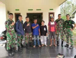 Warga Sedih Melepas Kepulangan Anggota Satgas TMMD Ke-111 Kodim 1207/Pontianak