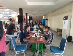 Satgas TMMD Ke-111 Kodim 1207/Pontianak Kawal Ketat Kegiatan Vaksinasi Covid-19 Lintas Agama