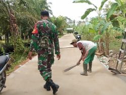 Pastikan Jalan Tidak Licin Pasca TMMD Ke-111 Kodim 1207/Pontianak