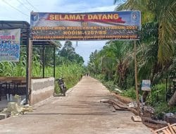 Dusun Maju Jaya Kembali Sepi Setelah Ditinggal Pulang Satgas TMMD Ke-111 Kodim 1207/Pontianak