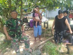 Komsos Dengan Warga Dusun Bukit Sangge Oleh Satgas TMMD Ke-111 Kodim 1202/Singkawang