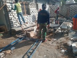 Tiang Pancang Dari Besi Perkuat Tiang  Pondasi Rumah Siti Rohimah