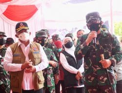 Danrem 081/DSJ Dampingi Panglima TNI Cek Penerapan Silacak di Nganjuk dan Madiun