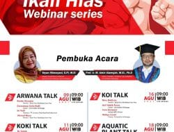 Sambut Kemeriahan HUT RI ke-76, KKP Gelar Merah Putih Ikan Hias