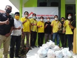 Partai Golkar Salurkan 100 Paket Sembako untuk Jurnalis Banggai