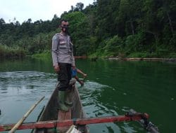 Polsek Batui bersama Warga Lakukan Pencarian Korban Hanyut di Sungai Bolo Boloa