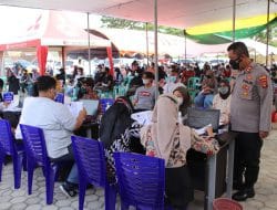 Polres Pringsewu Gelar Vaksinasi Dosis ke Dua