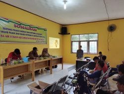 Camat Bandar Petalangan Buka Secara Resmi Sosialisasi Tentang Pajak Daerah dan Restribusi Daerah