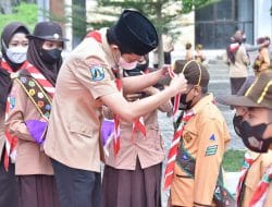 Mas Syah Lantik 69 Anggota Pramuka Siaga Garuda Cabang Trenggalek
