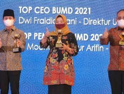 Tiga Penghargaan TOP BUMD Awards 2021 Diborong Pemkab Trenggalek