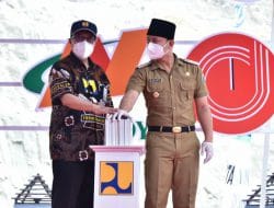 Impounding Bendungan Tugu Diresmikan Kepala BBWS dan Bupati Trenggalek