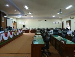 Banggar DPRD Trenggalek Terima Laporan Raker Komisi bersama OPD