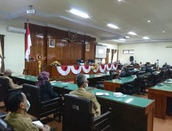 DPRD Gelar Paripurna, Bupati Trenggalek Sampaikan Rancangan APBD Perubahan 2021