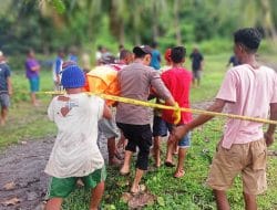 Polsek Bualemo Selidiki Kasus Penemuan Jenazah Pria Dengan Luka Gorok di Leher