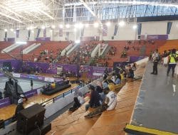 TNI-POLRI Berikan Pengamanan Pertandingan Cabor Bola Basket 3X3 PON XX