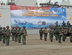 Kesiapan Marinir Dalam Latihan Puncak TNI AL Armada Jaya 2021