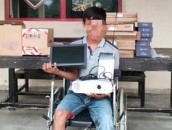 Ketahuan Mencuri Tablet dan Laptop di Sekolah, AS Diciduk Polisi