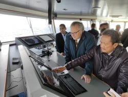 Menteri Trenggono Jajaki Potensi Kapal Listrik untuk Perikanan Tangkap
