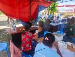 Polres Mimika Mendirikan Gerai Vaksin Merdeka di Kabupaten Mimika