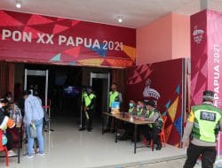 TNI Dan POLRI Lakukan Pengamanan Ketat Cabor Gulat PON XX