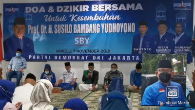Demi Kesembuhan SBY, Demokrat DKI Gelar Doa dan Dzikir Bersama Bang Nara