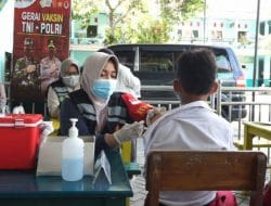 Kebut Vaksinasi, Polres Trengggalek Sasar Pelajar Usia 12 Tahun