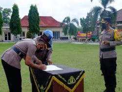 Kapolres Pimpin Sertijab, Berikut Nama Pejabat yang Dilantik