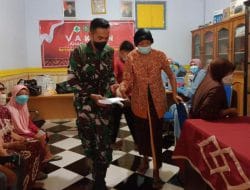 Dampingi Vaksinasi Lansia, Ini Kata Babinsa Padean Koramil Durenan